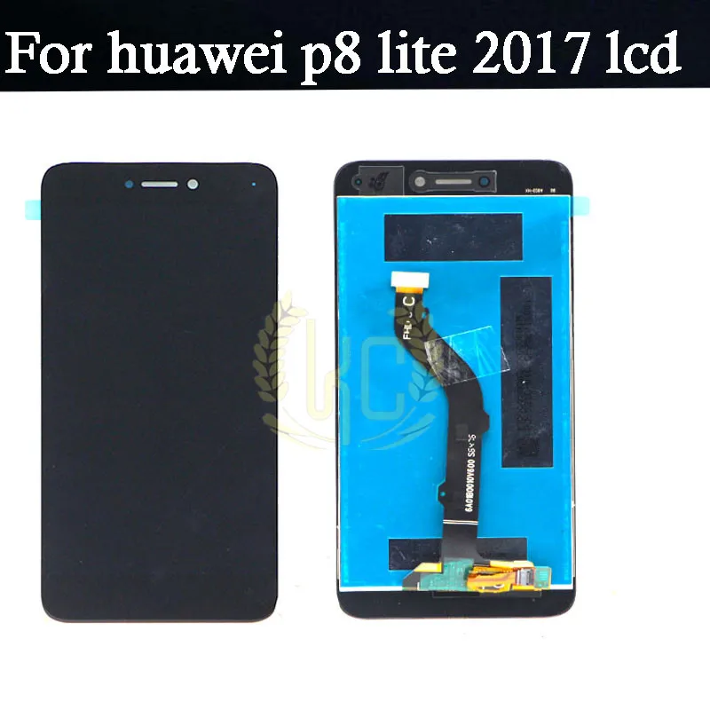 Для Huawei P8 Lite 2017 ЖК дисплей сенсорный экран дигитайзер в сборе с рамкой Замена для