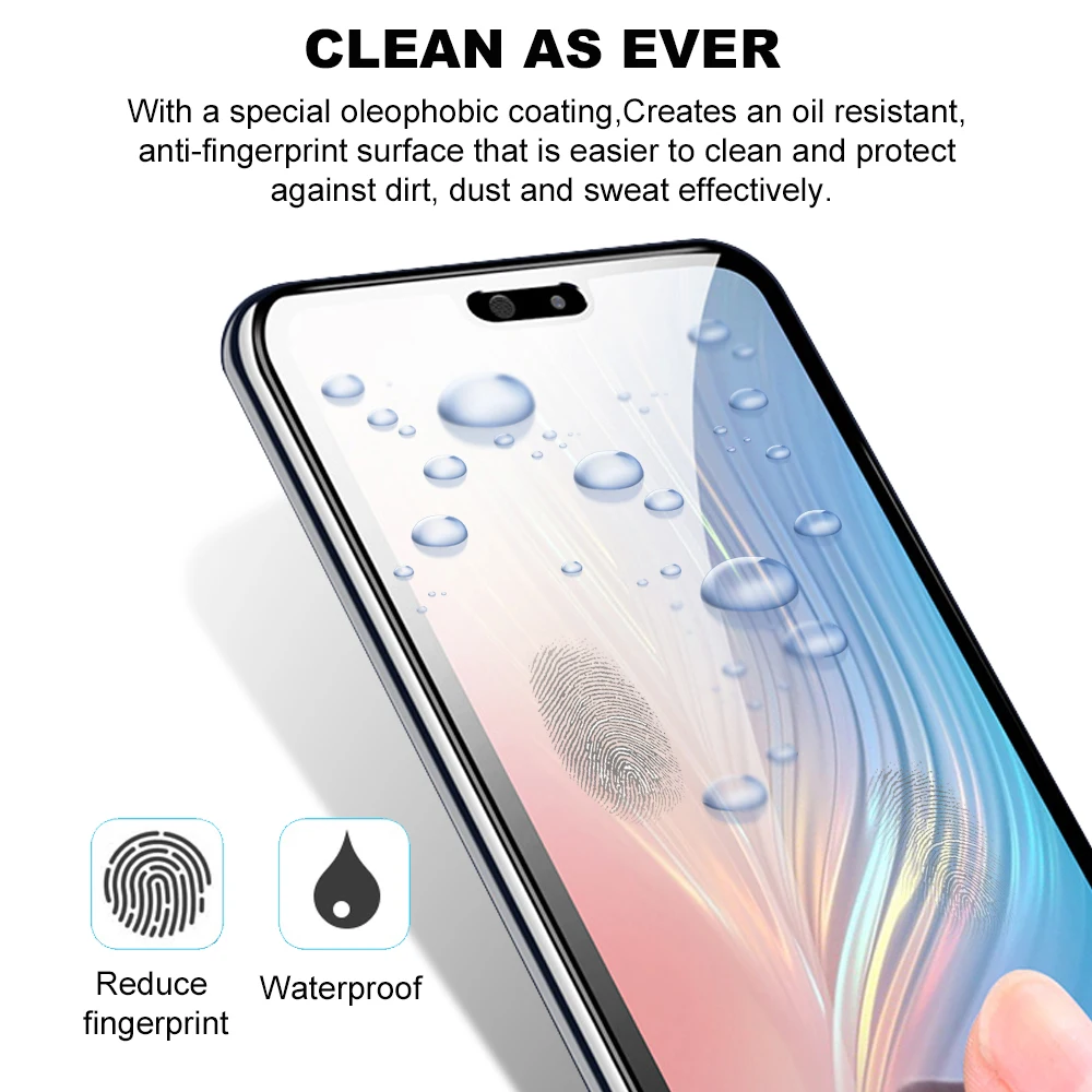 NYFundas закаленное Стекло для huawei P20 Pro P9 Lite P8 2017 Honor 10 Экран протектор 5D пленка