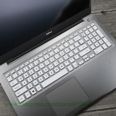 White 15,6 дюймов чехол для клавиатуры ноутбука для ухода за кожей кожи Dell Inspiron 15 5000 серии 5545 5547 5548 5555 5558 5559 5566 5567 5577 i5545 i5547 - Цвет: White