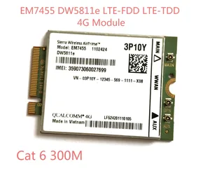 EM7455 DW5811E PN 3P10Y FDDTDD LTE CAT6 4G модуль 4G карта для E7270 E7470 E7370 E5570 E5470