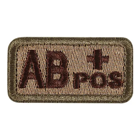 19 3D Вышивка кровяного типа патч-лист A+ B+ AB+ O+ передний POS A-B-AB-O отрицательный NEG кровяный Тип патч группа тактический военный значок - Цвет: 19
