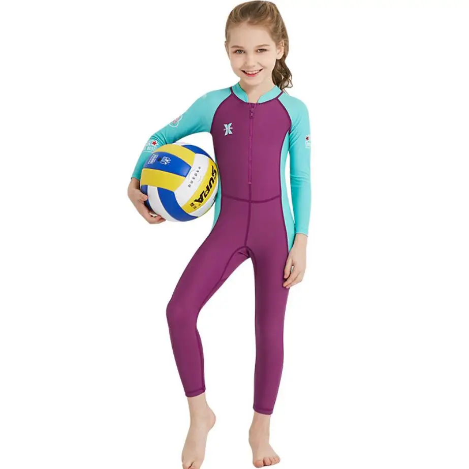 UPF 50 + весенне летний Детский Гидрокостюм из лайкры влажные костюмы Цельный