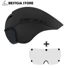 Магнитный велосипедный шлем для мужчин и женщин, для триатлона