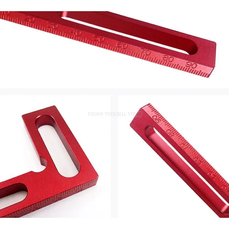 100 мм Точная Деревообработка L квадратный мини алюминиевый сплав зажим