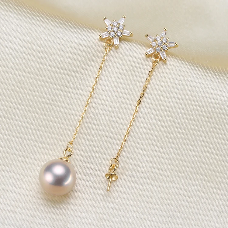 3 пар/лот Стерлинговое Серебро S925 пробы серьги с подсолнухами фурнитура для