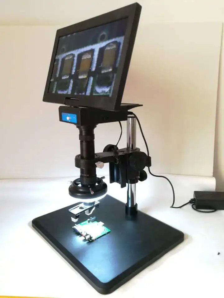 2 миллиона пикселей 0,7-4.5X все-в-одном 3D интегрированный микроскоп с 10,6 дюймов экран дисплей 3D микроскоп для ремонт телефона pcb