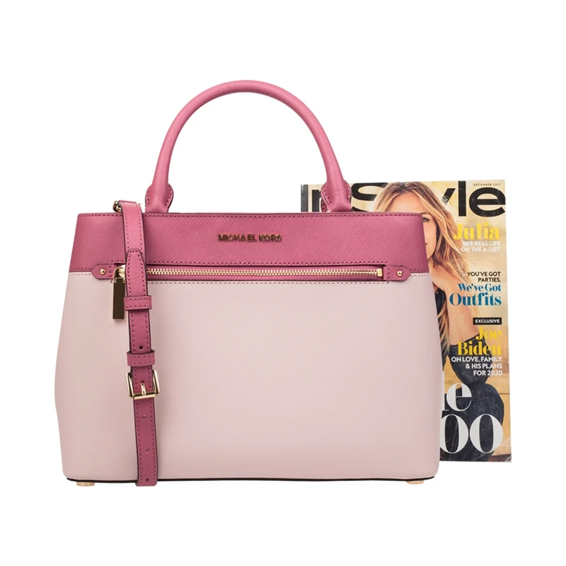 Authentic Original &amp Brand new Michael Kors MK Women's Bag Hailee Brown Leather Satchel Handbag Womens' pou35S8GX2S2L/35S8GX2S2T |