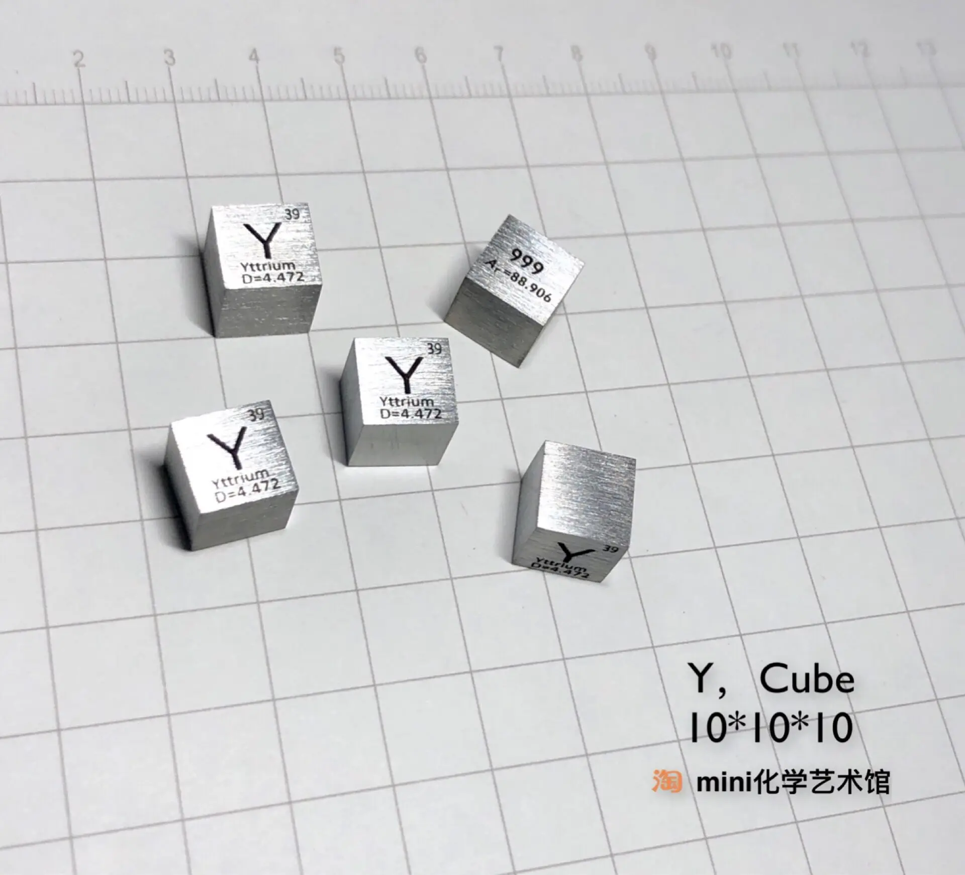 

High Purity Yttrium Rare Earth Metal Periodic Phenotype Cubic Yttrium Target Yttrium Cubic Y Metal Yttrium