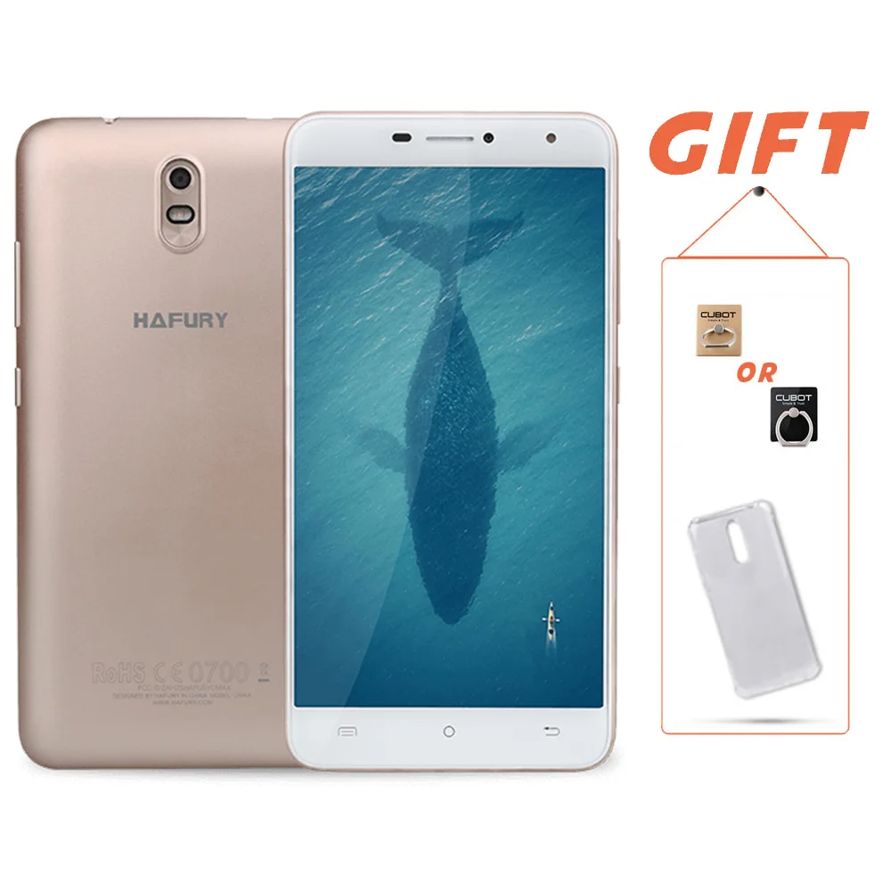Смартфон Cubot Hafury Mix/Hafury Umax MT6580 четырехъядерный 2 Гб ОЗУ 16 ПЗУ оригинальный Android 7 0