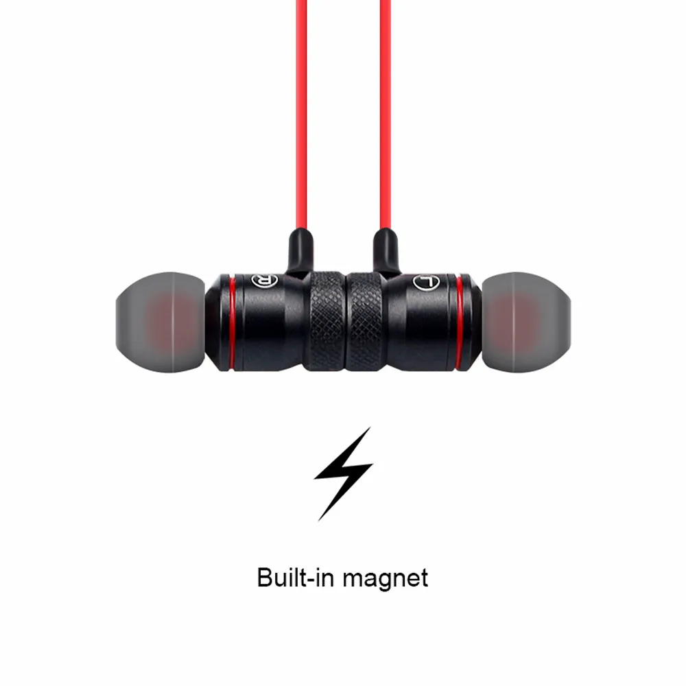 Спортивные магнитные наушники-вкладыши AiELEMZION M9 Bluetooth CSR 4 1 с микрофоном