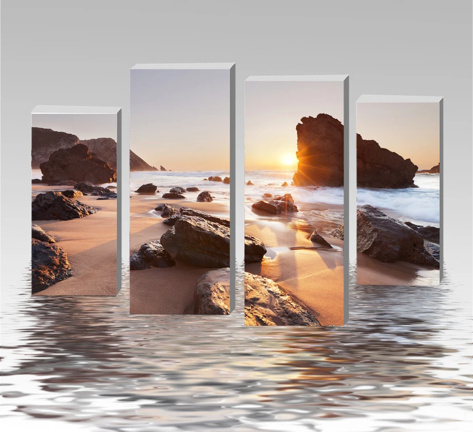 

Wall Art Free Shopping Modern Beautiful High Definition Printing 4 Panel Painting The Living Room On Wall Hangs