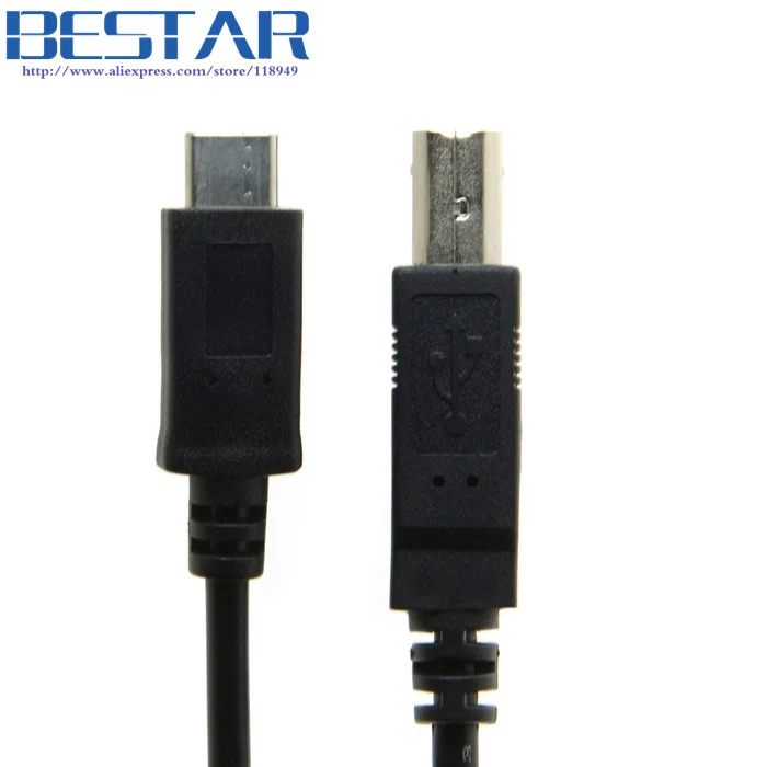 USB C 3 1 Тип Штекерный разъем к 2 0 B кабель для передачи данных м фута 100 см Macbook и