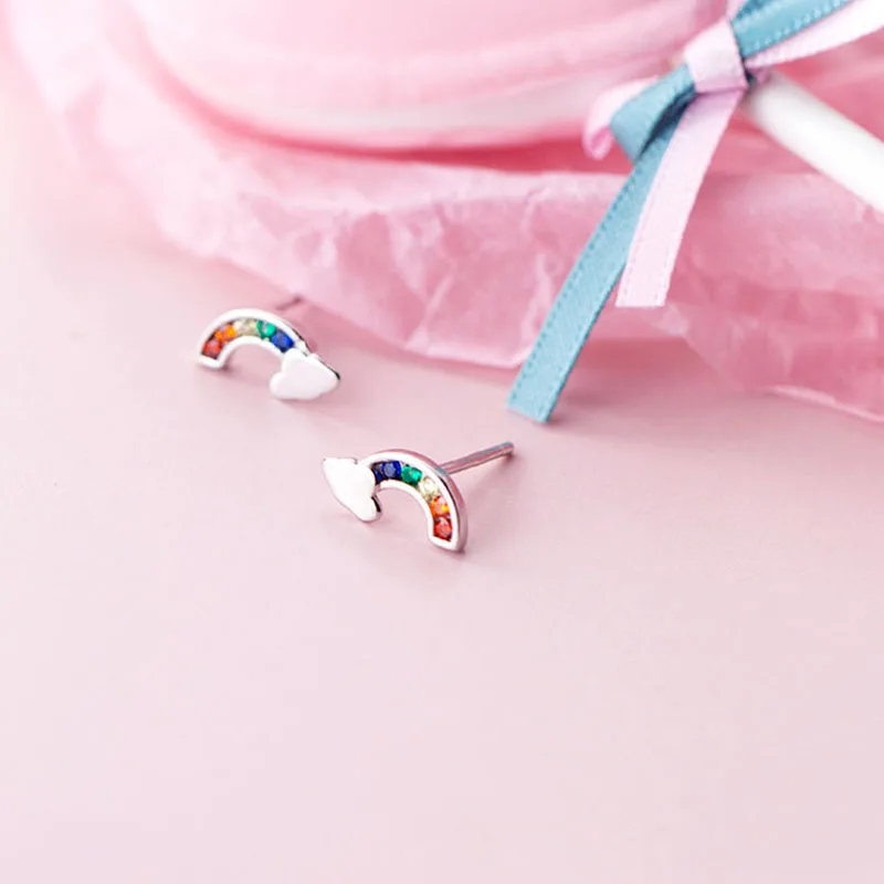 Женские серьги-гвоздики PONYKISS романтические серьги из стерлингового серебра S925
