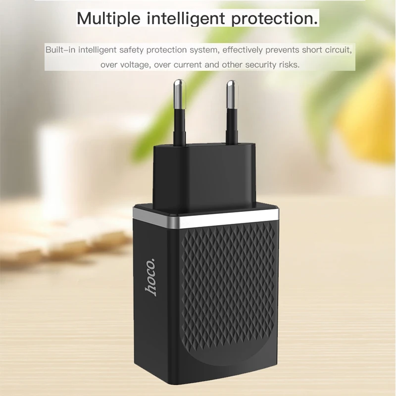 HOCO QC3.0 Быстрая зарядка Универсальное USB настенное зарядное устройство с