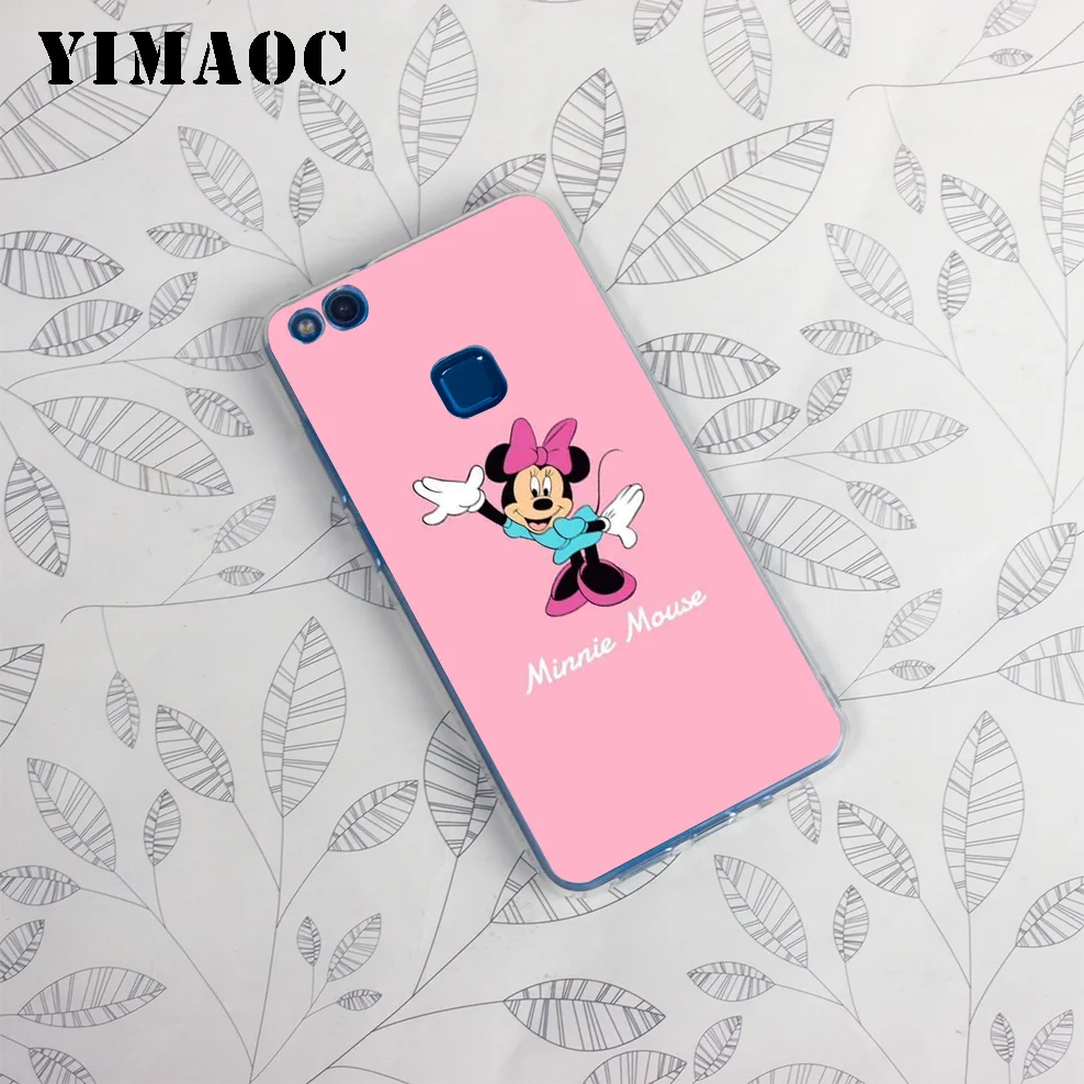 Yimaoc Микки и Минни Маус Мышь мягкий чехол для huawei Honor 10 9 8X 8C 8 7C 7X 7A Pro 6A Note Nova 3i 3 2i Y6 Y7 Y9