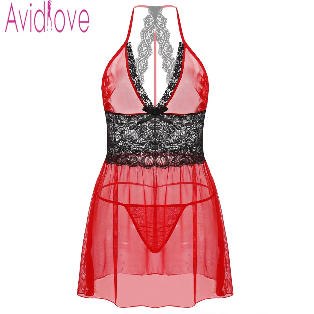 Avidlove женское сексуальное тонкое нижнее белье на бретельках с v образным вырезом