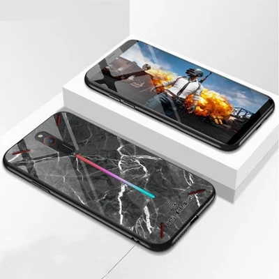 Чехол для Nubia Red Magic Red Devil NX609J чехол из закаленного стекла+ чехол с мягкими краями для Nubia Red Magic Red Devil стеклянный чехол s shell - Цвет: A4