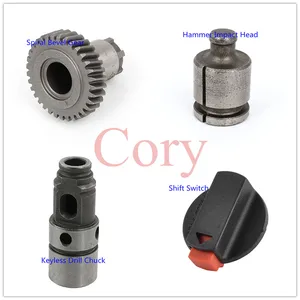 1 шт. для спиральной конической шестерни GBH2-26DREударной головки молоткасверлильного патрона без ключа