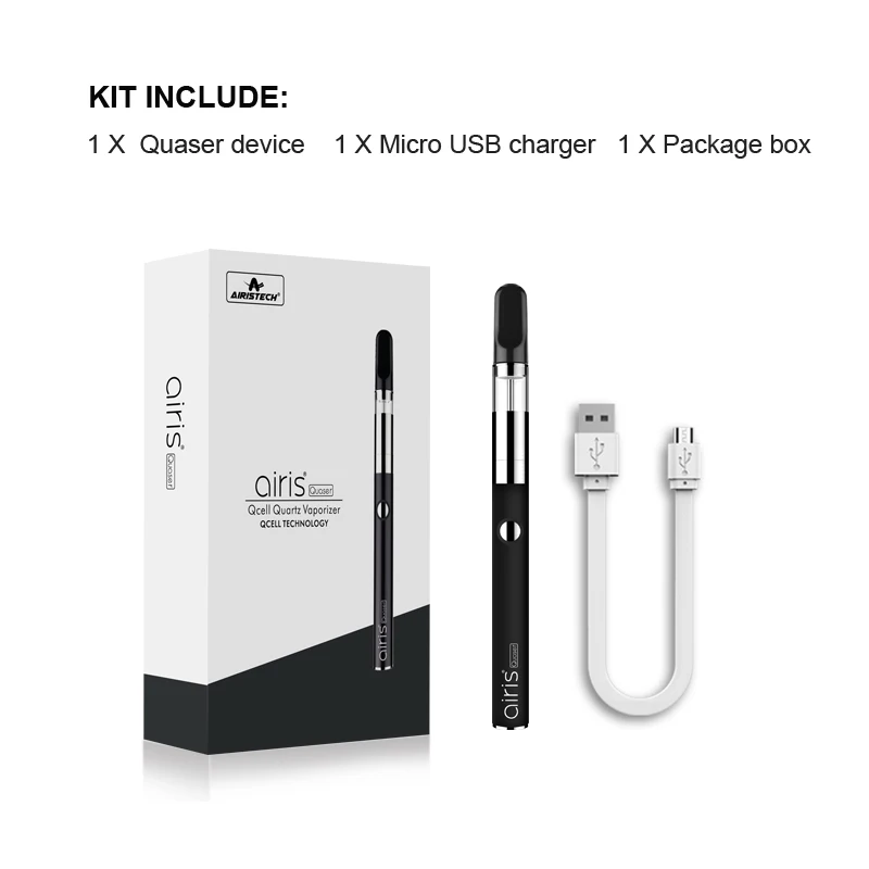 Оригинальный набор для вейпа AIRISTECH Airis Quaser Qcell Quartz Coil Dab starter вапорайзер с