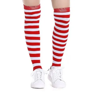 Stockings Высокое качество бархат Мисс Санта Клаус Костюм Сексуальная дамы Рождество сладкий красный маскарадный костюм - Цвет: Stockings