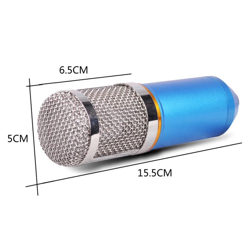 

Professional Condenser Microphone Studio Audio Pickup Recording MIC Kit with Shockmount 2019 Best Selling