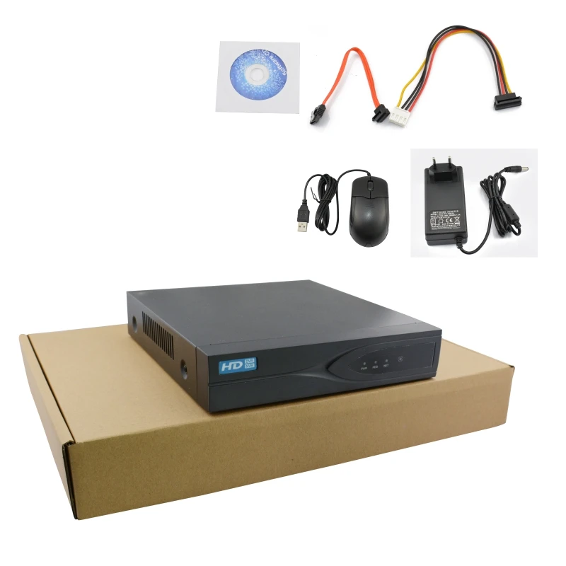 H.265 CCTV 6mp NVR Интеллектуальный видеорегистратор безопасности видео наблюдения детектор движения распознавание лица Обнаружение периметра ONVIF