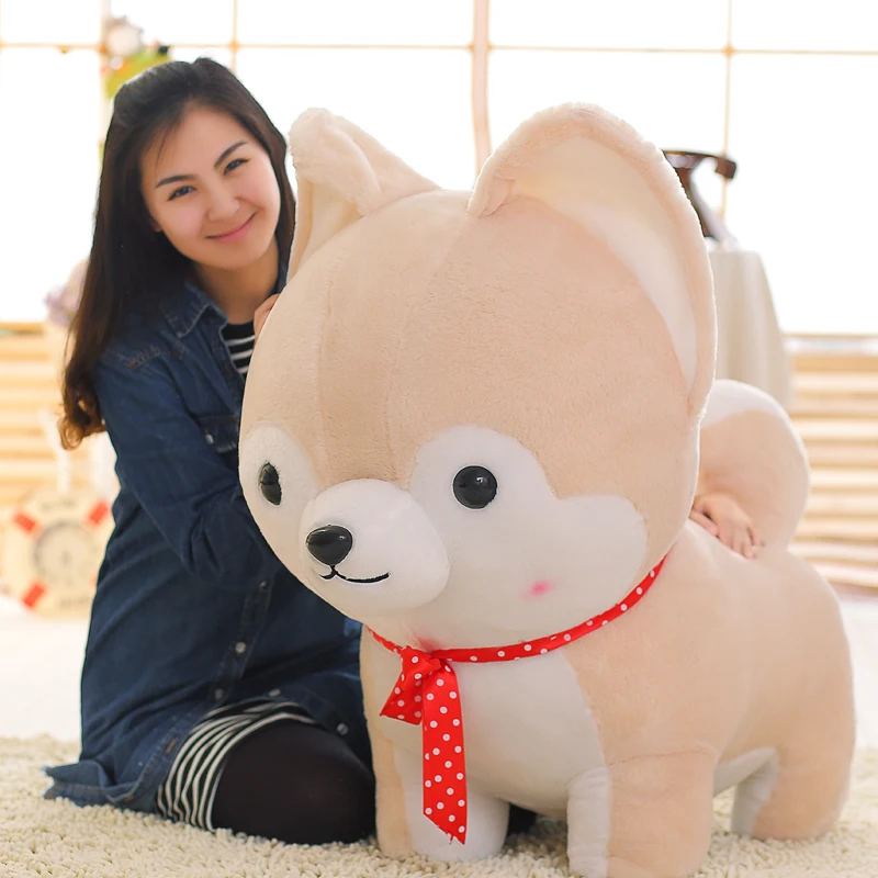 barato Doria Trader 31 '' / 80cm Gigante Stuffed Brinquedo Macio Do Cão Animal Dos Desenhos Animados Plush Big 4 Cores Agradáveis Baby Gift Grátis DY61040