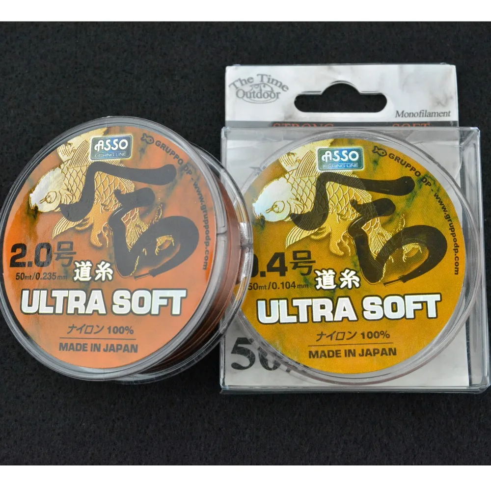 50 м Нейлон Лески Японский Рыбалка Лидер Углеродного Волокна Линия Рыболовные