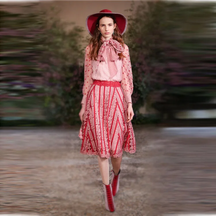 Женский модельный комплект из двух предметов элегантная шифоновая блузка в