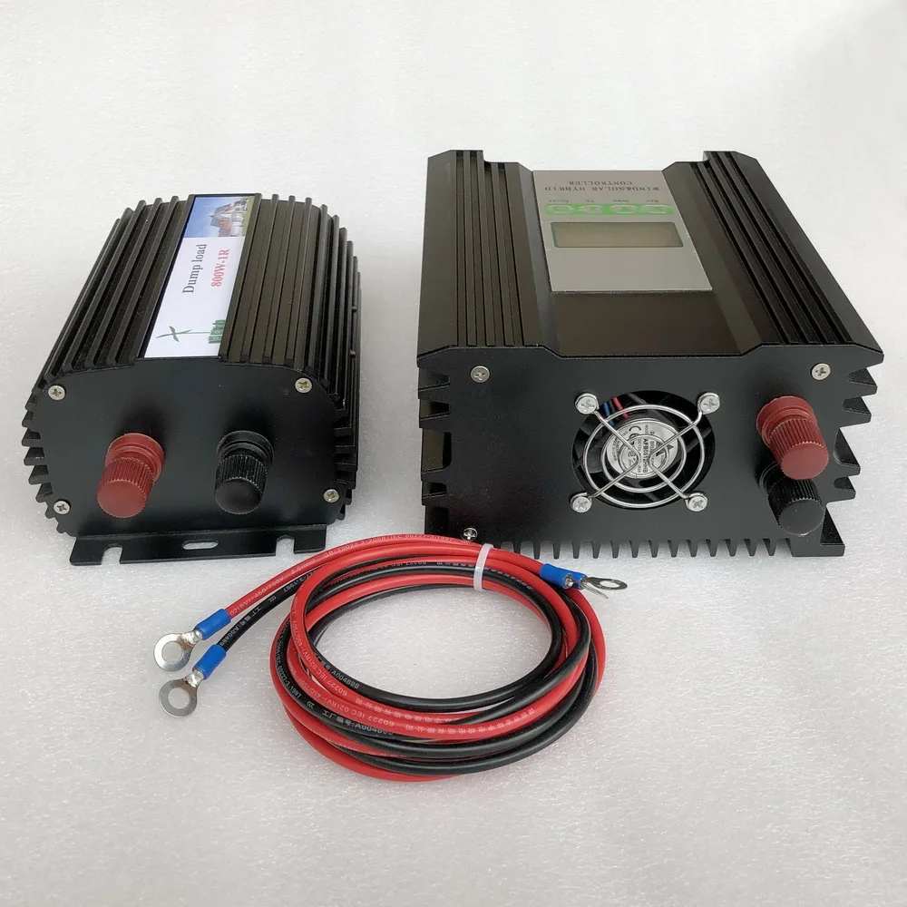 

3000/3500W Discharge Resister 48V 1500W Wind 1500W Solar Buck and Boost Hybrid MPPT Controller with TwDC Output Interfaces
