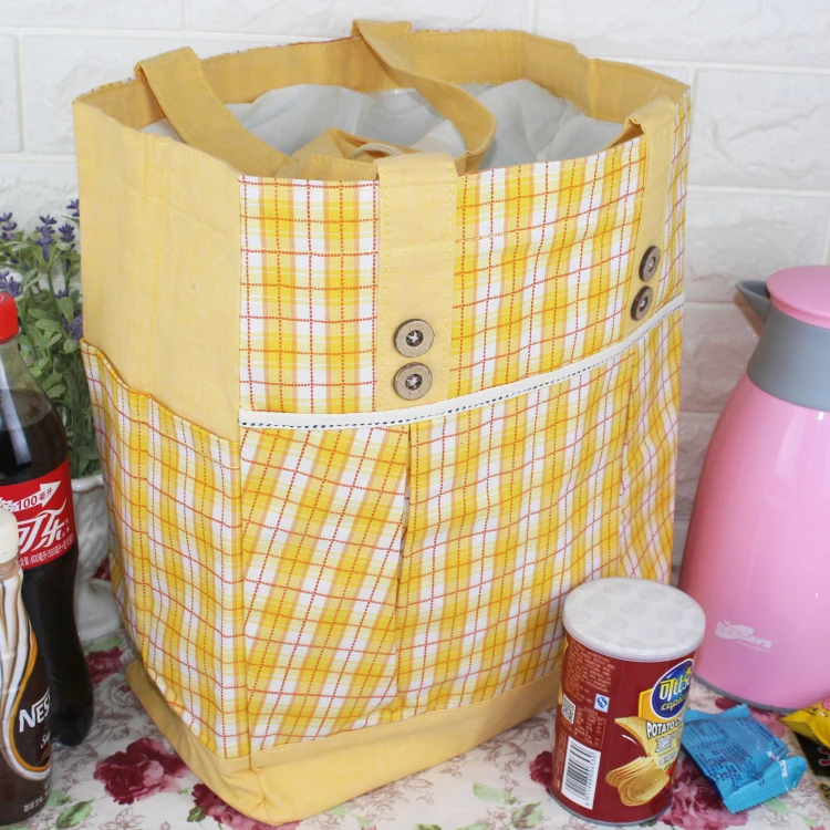 Вместительная переносная Изолированная Холщовая Сумка для ланча Термические