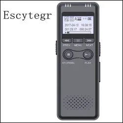 003 Escytegr портативный диктофон 1536 кбит/с Голосовая активация запись встречи/лекции/интервью/пробное воспроизведение музыки диктофон