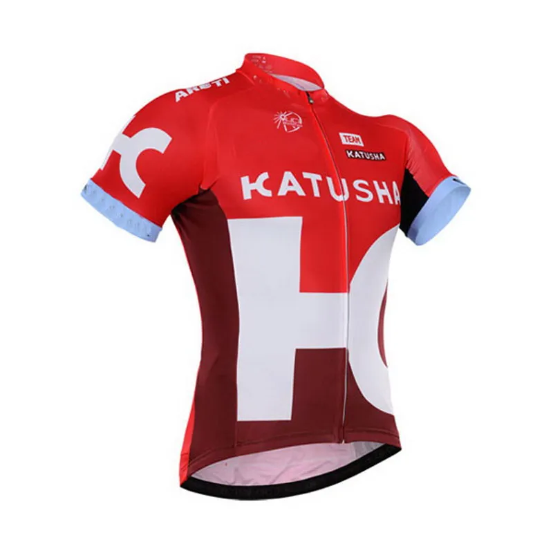 2016 KATUSHA Team 2 цвета Мужская велосипедная Футболка короткий рукав одежда с
