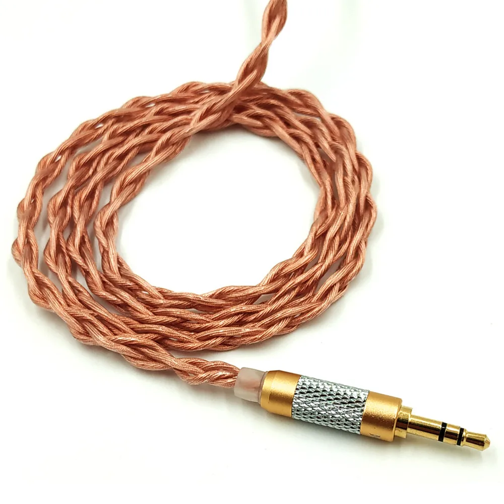 FENGRU DIY JCALLY JC04P 5N OFC 4 акции 252 ядер кабель для наушников для Shure SE215 UE900 IE80 KZ ZST ZSN Pro ZS10 Pro ZSX
