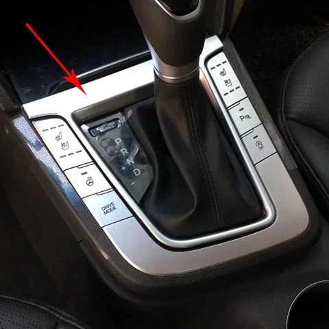 Для Hyundai Elantra Avante 2016 2017 6-й хромированный Автомобильный интерьер центральный контроль консоли коробка передач Крышка отделка протекторы Молдинг