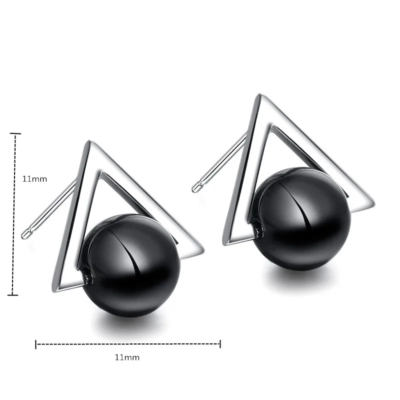 Модные ювелирные изделия выразительные геометрические треугольная