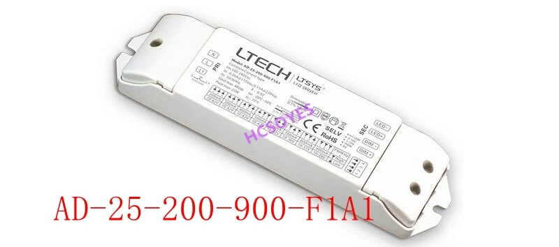 LTECH 15W/25W/30W 5 in 1 LED Intelligent Driver AD-15-150-700-F1A1/AD-25-200-900-F1A1/AD-30-300-900-F1A1 digital dimming 0-10V | Лампы и