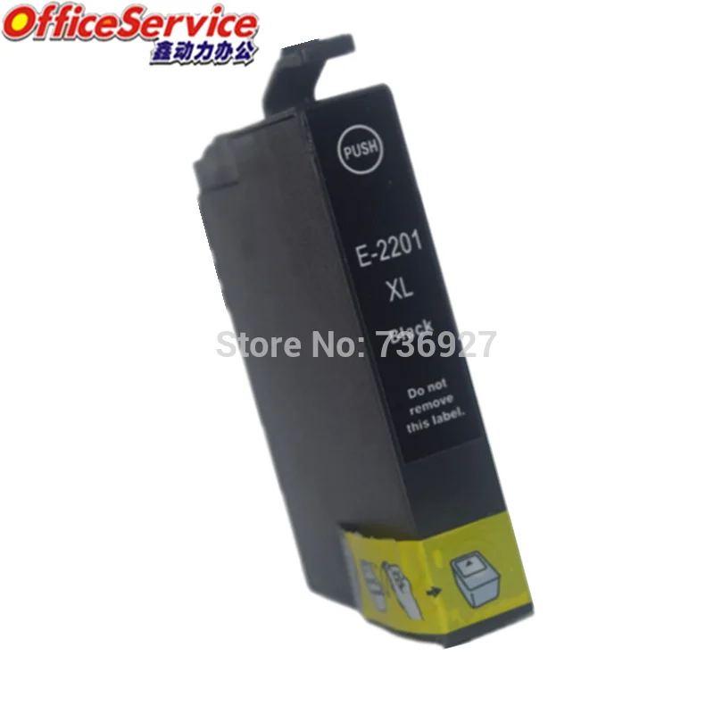 5 Black Label T2201 220 совместимый чернильный картридж для принтера Epson WF 2630 2650 2660 XP 320 420 324