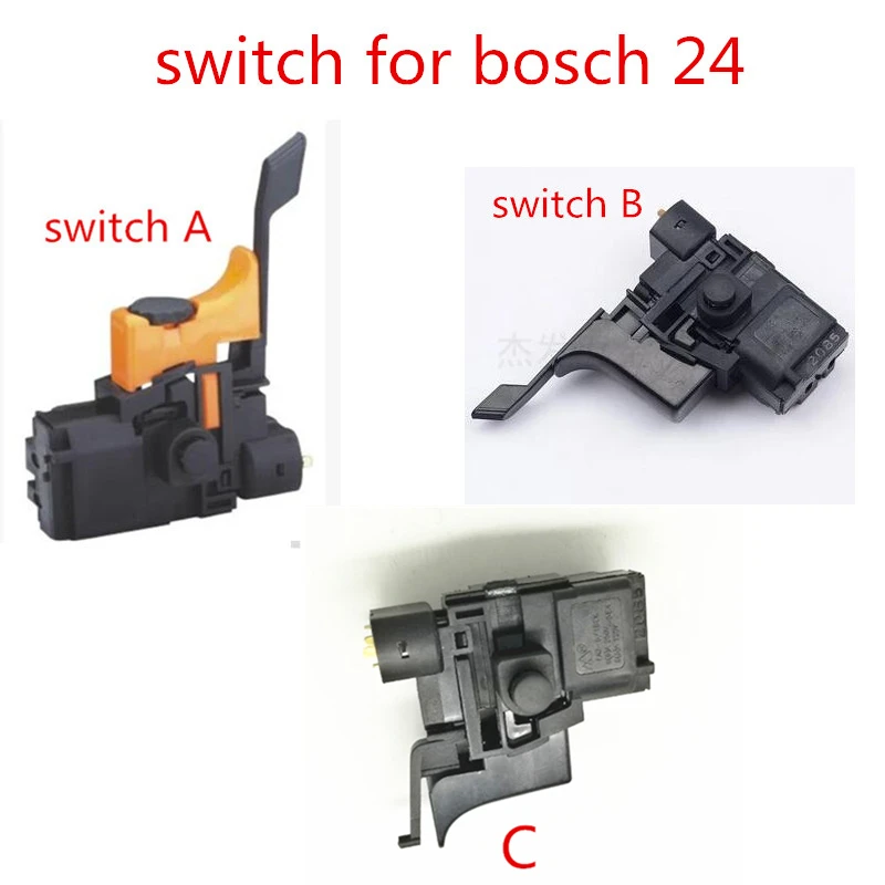 Interruptor on-off para BOSCH 24 BOSCH 1 617 200 077 GBH2-24DSR GAH500DSR GBH2SR, martillo de GBH2-2DFR, accesorios para taladro