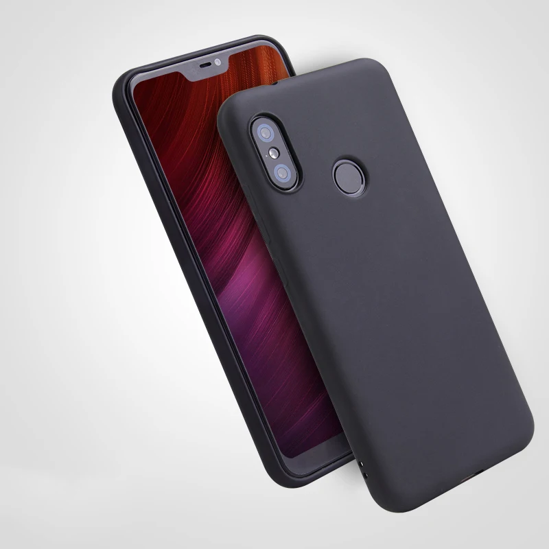 HOECOGE одноцветные Чехлы для мобильных телефонов Xiaomi Redmi 6 Pro TPU Защитный чехол 6A Coque