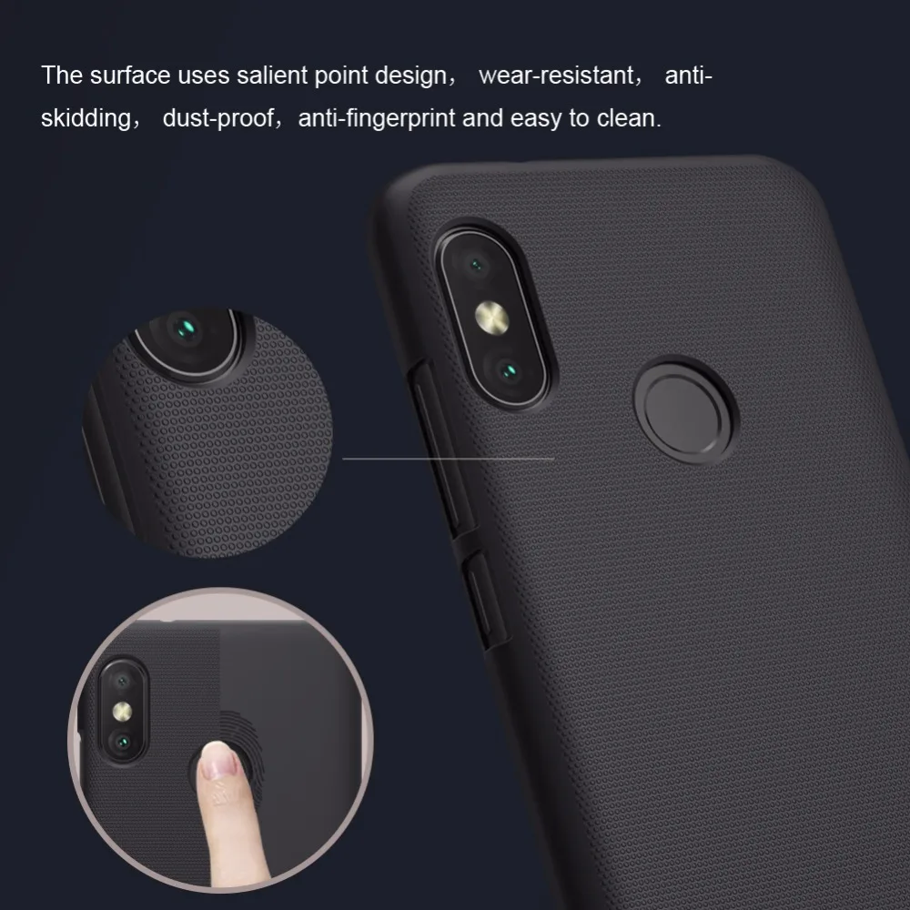 Чехол Nillkin для Xiao mi A2 lite Red 6 Pro 5 84 ''суперматовая задняя крышка Xiaomi Lite |