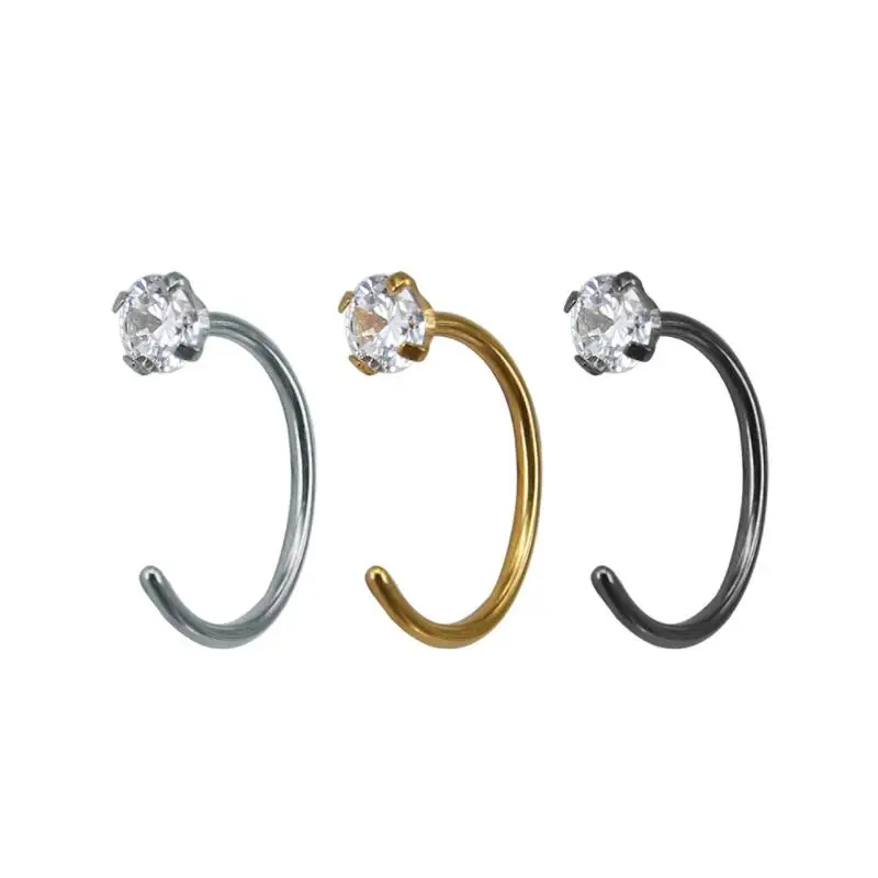 

1 шт., женское кольцо-гвоздик из нержавеющей стали