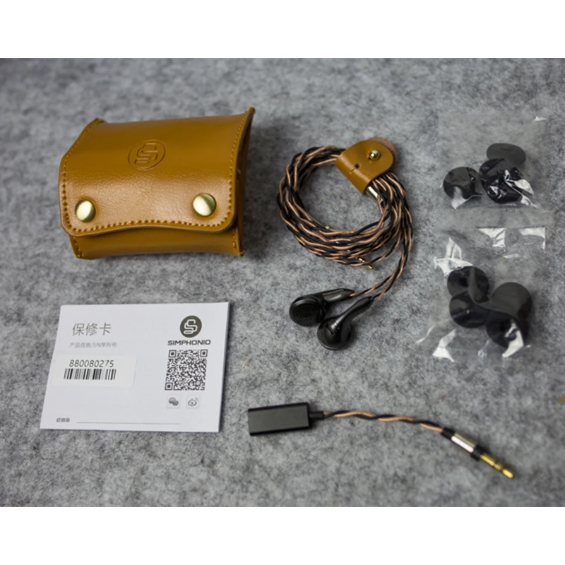 Simphonio Dragon 2 + (SW D2 +) Динамический драйвер HiFi наушники с плоской головкой кабелем 6N OFC