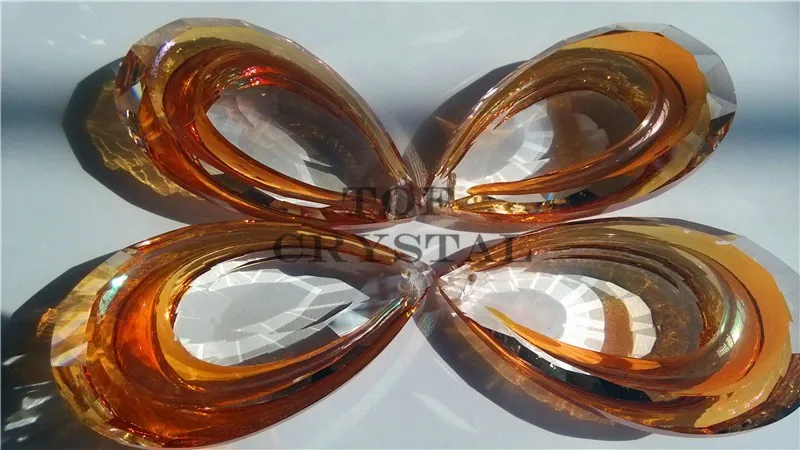 

76MM Burgundy Dragon Eye Crystal Prisms For Crystal Chandelier Parts 50Pcs/Lot