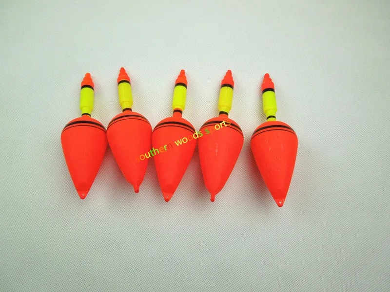 5 шт./лот поплавки для морской рыбалки пластиковые поплавок дрейф красный цвет