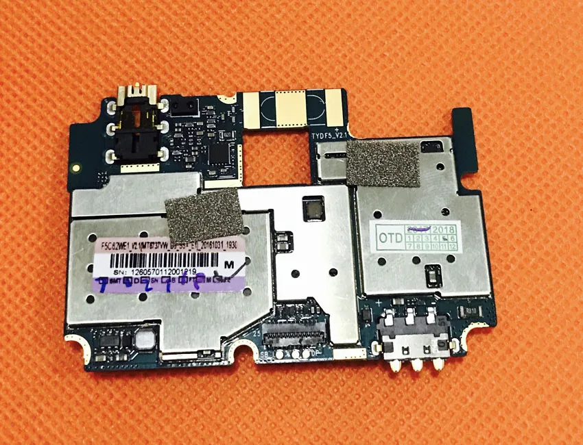 Б/у оригинальная материнская плата 2 Гб ОЗУ + 16 ПЗУ для Leagoo M8 Pro MTK6737 четыре ядра 5 7