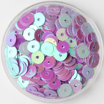 AB Light Purple IPatches 3 мм 4 мм 5 мм 6 мм Плоская Круглая ПВХ свободная тесьма с пайетками для шитья материал, аксессуары для одежды, блестки для конфетти ремесла - Цвет: AB Light Purple