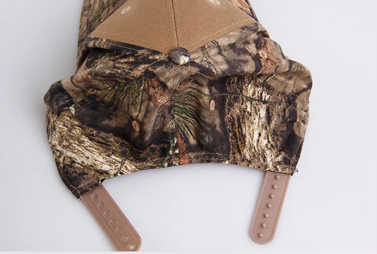 Наружная бионическая камуфляжная для охоты Кепка Realtree камуфляжная шляпа для охоты флисовые головные уборы камуфляжная шляпа бейсболка
