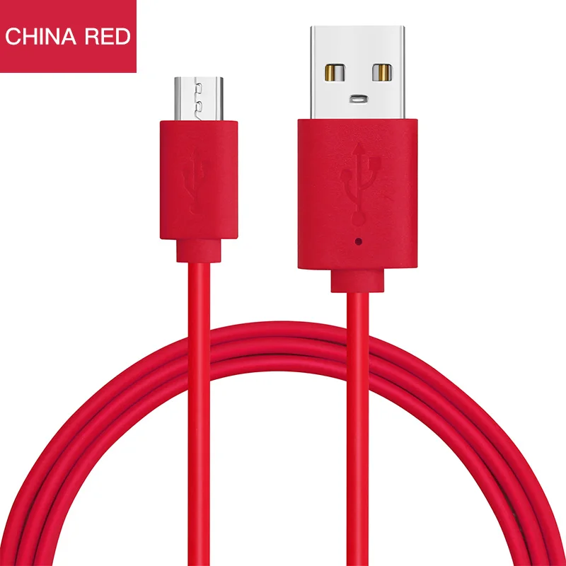 red 10 шт./лот, Micro USB, 0,3 м, 1 м, 1,5 м, зарядное устройство, Кабель-адаптер для синхронизации данных для samsung, Xiaomi, htc, LG, sony, Android Phone - Цвет: red