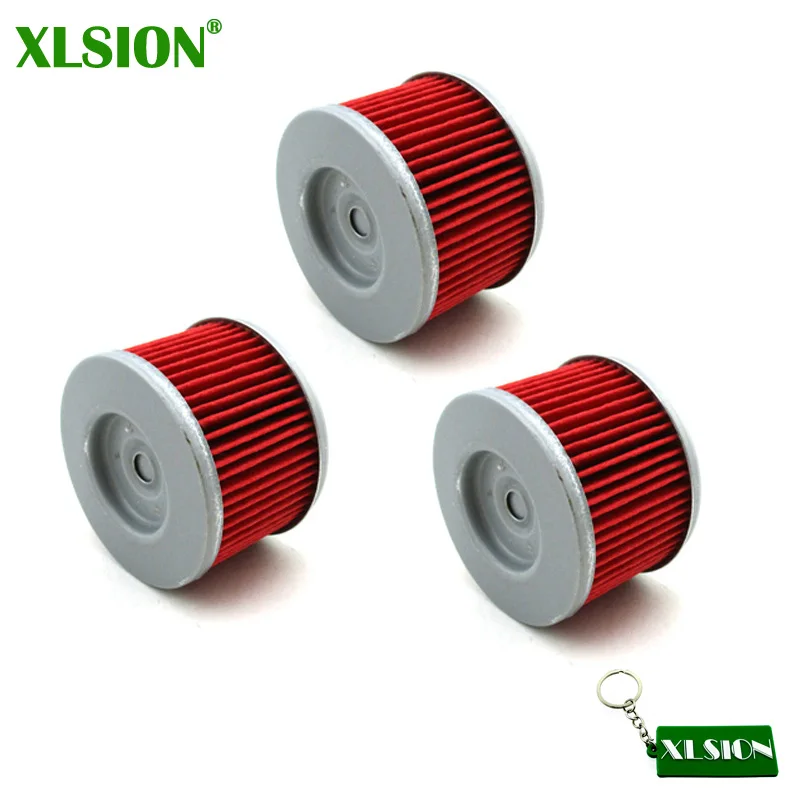 XLSION 3 шт. масляный фильтр для Honda TRX350TM TRX350D TRX350TE TRX350FM TRX300EX TRX300 TRX300FW TRX350D|Масляные